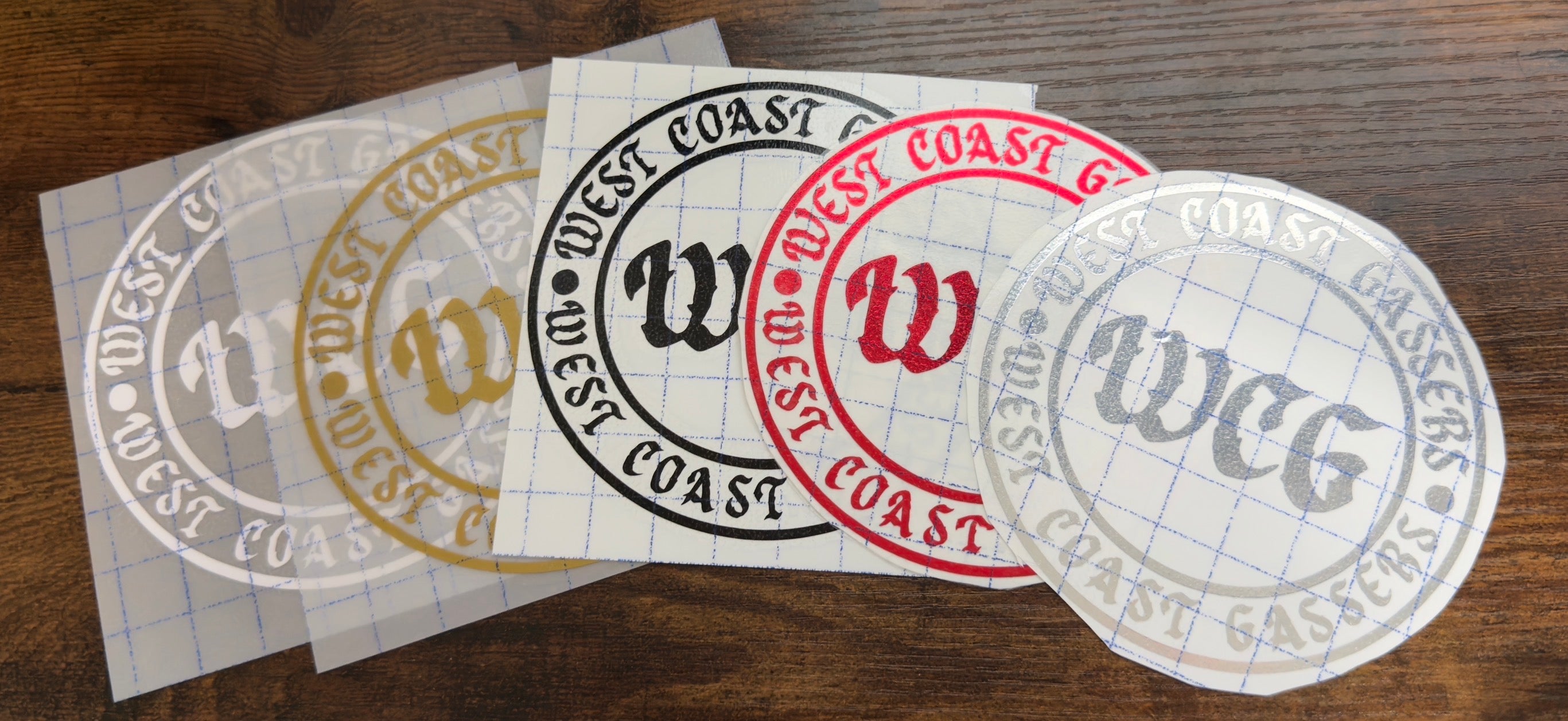 "Circling the WEST COAST" 5 inch WCG sticker