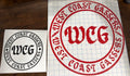 "Circling the WEST COAST" 9 inch WCG sticker