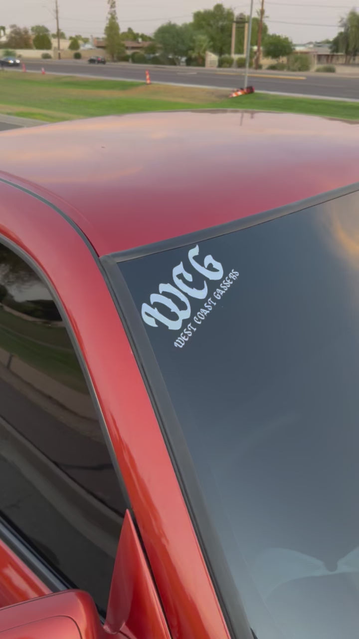 Chrome 7 inch WCG Sticker